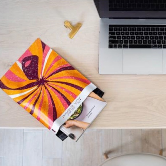 10x13 Rainbow Polymailers with Boho Vibes. 100. - Picture 2 of 3